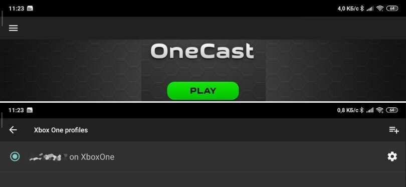 Программа вообще не содержит настроек в принципе! Заходим под учеткой Xbox, подтверждаем вход с мобильного приложения Microsoft Authenticator и Вуаля! OneCast способна работать с несколькими учетными записями*