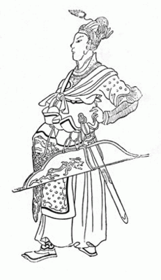Бату-хан на китайском рисунке 14 века (1209-1255 годы жизни)