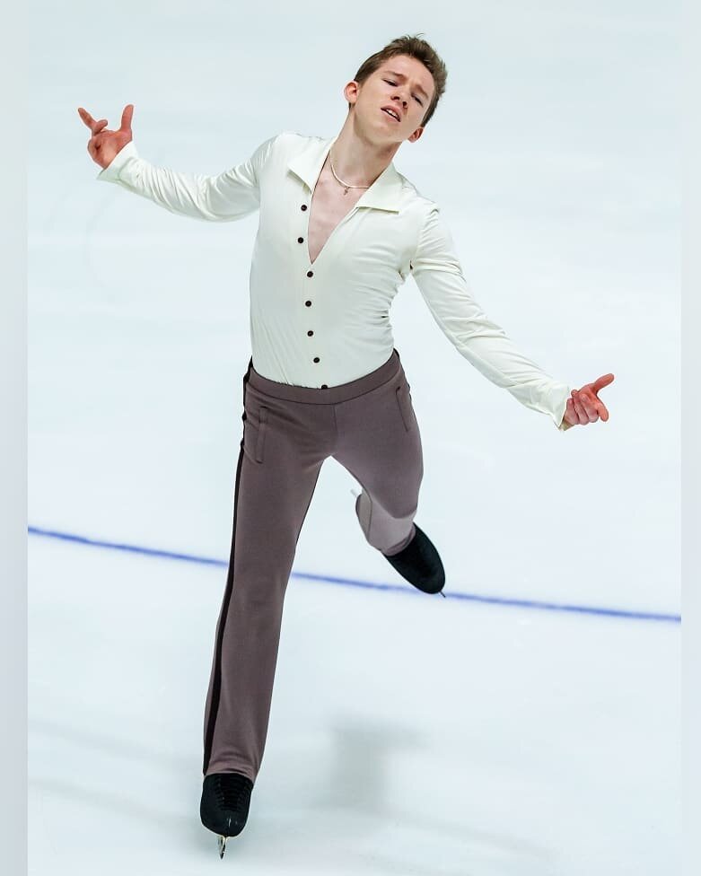 Андрей Мозалев. Третий по итогам коротких программ.