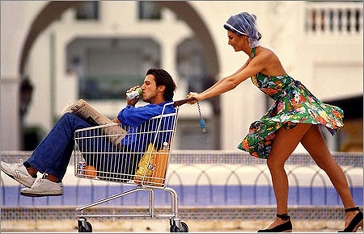 Ох как любим мы тащить мужчин по жизни... фото из яндекс картинки.