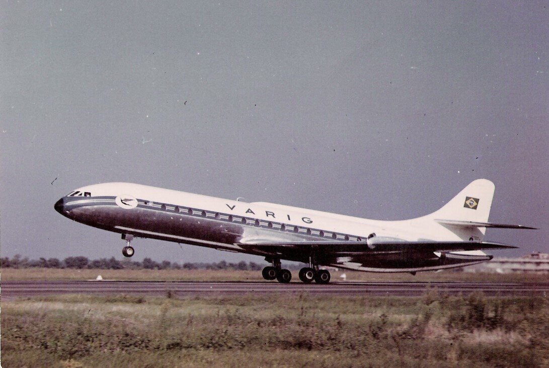 Sud Aviation SE 210 Caravelle I авиакомпании Varig. Фото: williamdemarest.com