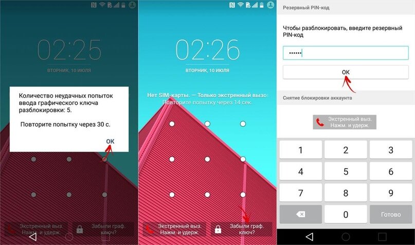 Разблокировка телефона LG K11