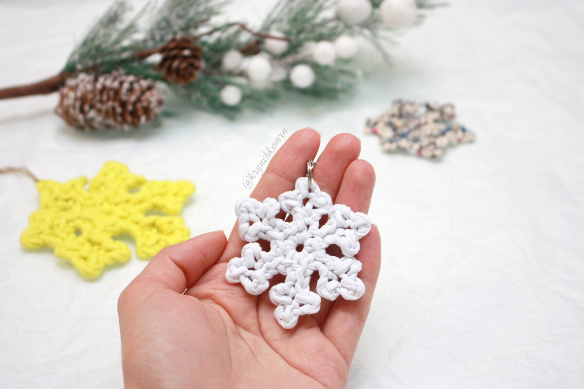 фото снежинки Крючком.ру