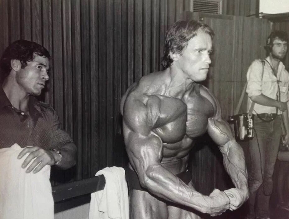 Арнольд Шварценеггер на Олимпии 1974