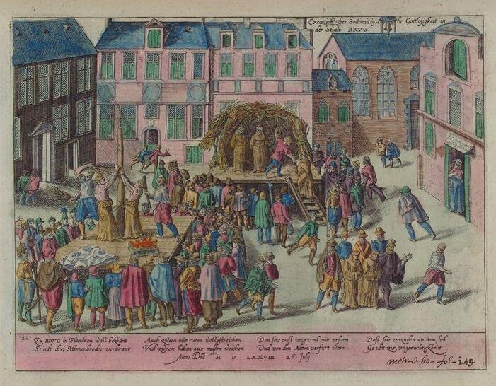 Сцена казни содомитов 