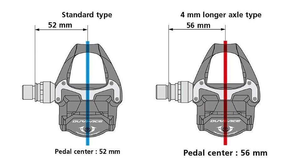 DURA-ACE и ULTEGRA: одни педали две оси.