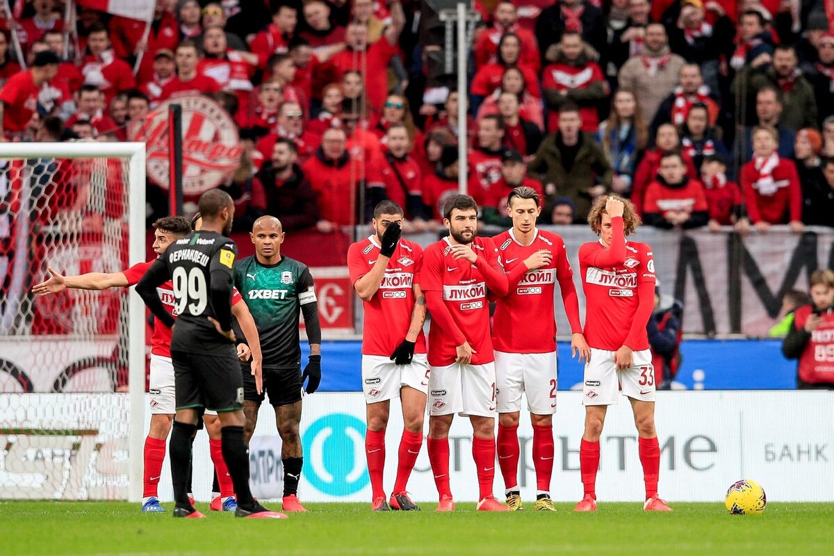 "Спартак" дома проиграл "Краснодару" - 0:1. Фото - ФК "Спартак".