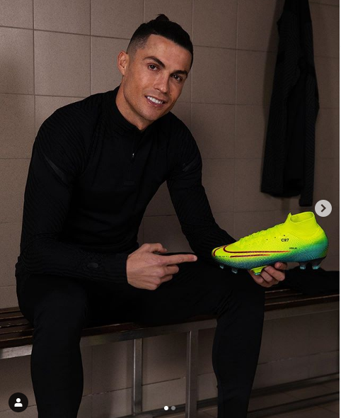Криштиану Роналду. Фото из его аккаунта в instagram