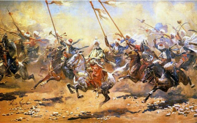 Атака мамлюкской кавалерии. XVIII век.