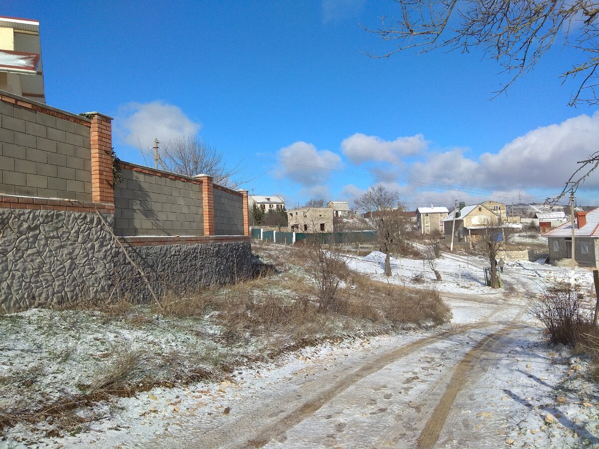 Флотское зимой. Фото из личного архива