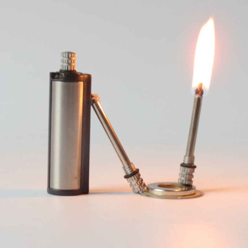 Особенности: 100% Новинка и высокое качество!
Мини-форма, вес, компактный и удобный для переноски светильник.
Применим в любом месте, в любое время и в любом состоянии, включая влажную погоду или низкую температуру
Простота в эксплуатации.
Высокое качество, используется для тысячи раз.
Примечание:
Как только пламя станет более слабым, вам нужно добавить в емкость немного более легкой жидкости. (Жидкость для зажигалки может быть газовой или керосиновой, и ни одна из них не входит в посылка).
Технические характеристики:
Цвет: серебро
Размер: 40x30x10 мм
Вес нетто: 18 г
Посылка включает в себя:1x Матч зажигалка