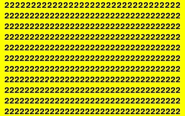 Много цифр "2". Картинка авторская