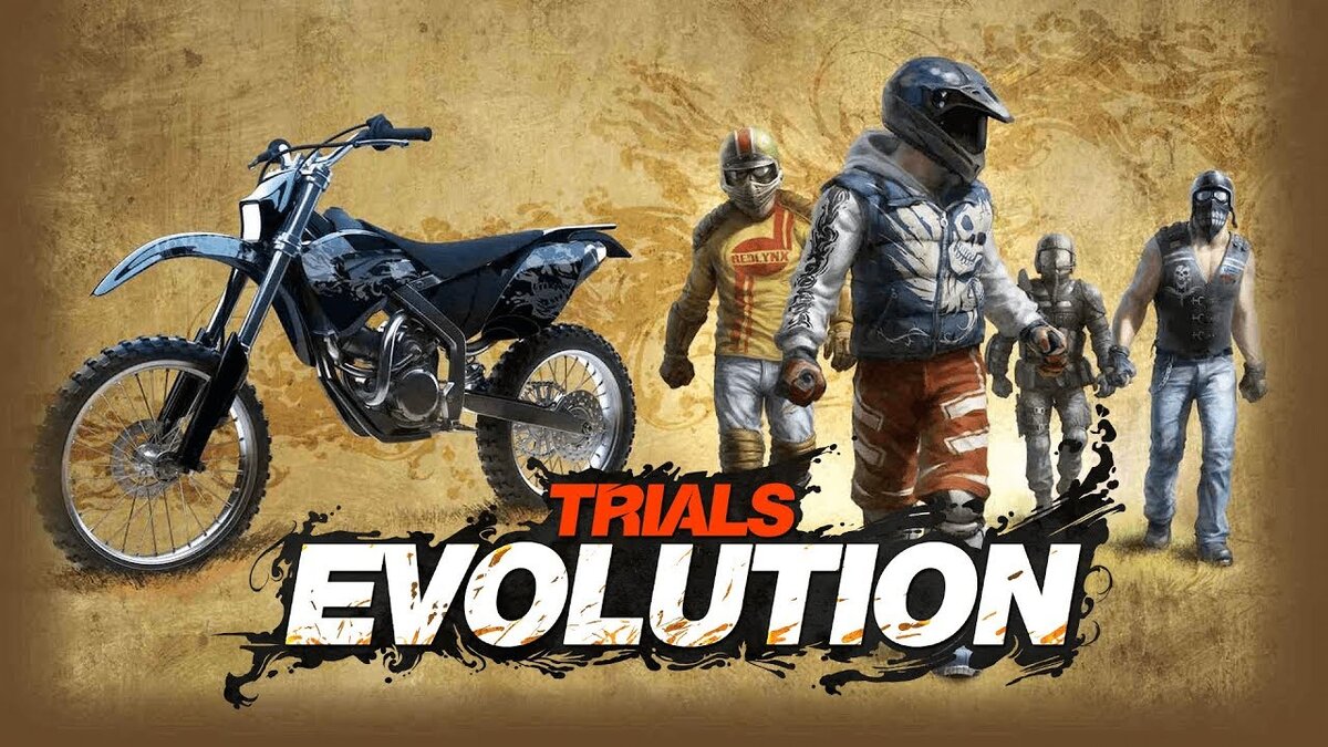 Баннер игры trials evolution (картинка взята из открытых источников)
