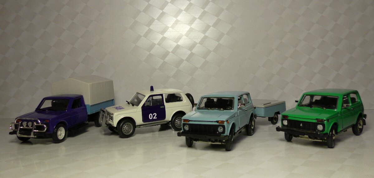 модель НИВА ВАЗ-2121 1/43 Фото автора