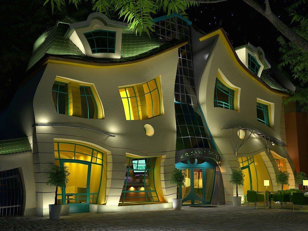 Krzywy Domek, Польша