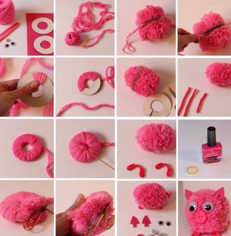 Поделка из пряжи лёгкая. Необычные поделки из бумаги. Поделки из ненужных вещей. Рукоделие из старых вещей. Интересные идеи для дома.