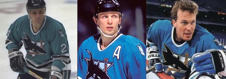 Знаменитое Оv-line: Макаров (слева),  Ларионов (в центре), Гарпенлев (справа)  