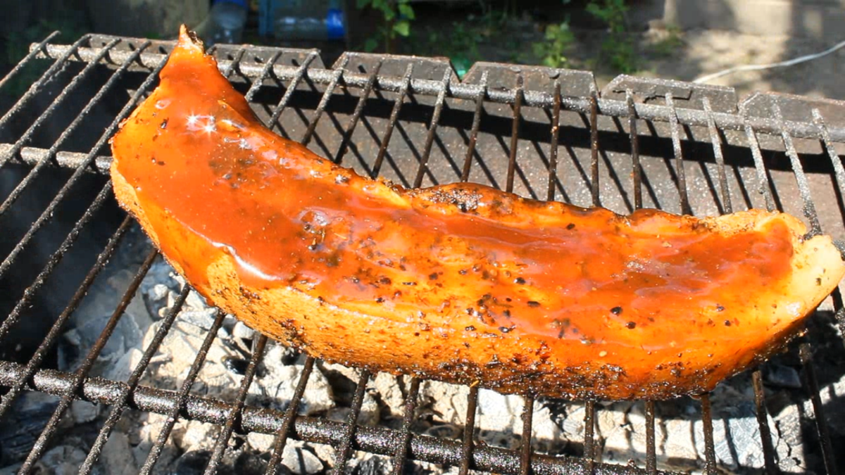 Свиная грудинка на мангале в кисло сладком соусе BBQ. Это божественно!!!  Фото рецепт, пошагово. | Димоныч | Дзен