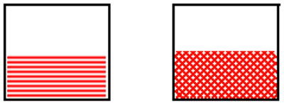 Черный контур - печатаемая деталь, а красные линии - траектория печати