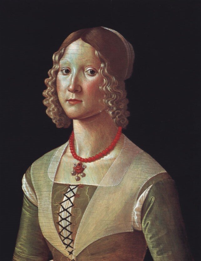 Портрет девушки. Доминико Гирландайо. 1487 - 1488 гг. 