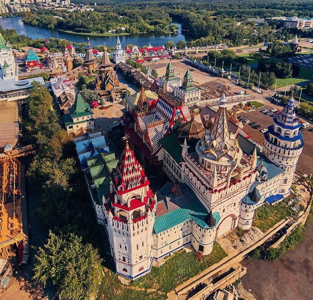 Парк Измайлово Кремль. Измайловский Кремль с высоты птичьего полёта. Усадьба Измайлово Кремль. Измайловский парк замок.