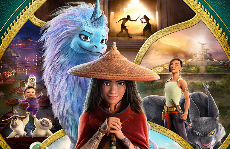 Постер мультфильма "Райя и последний дракон"