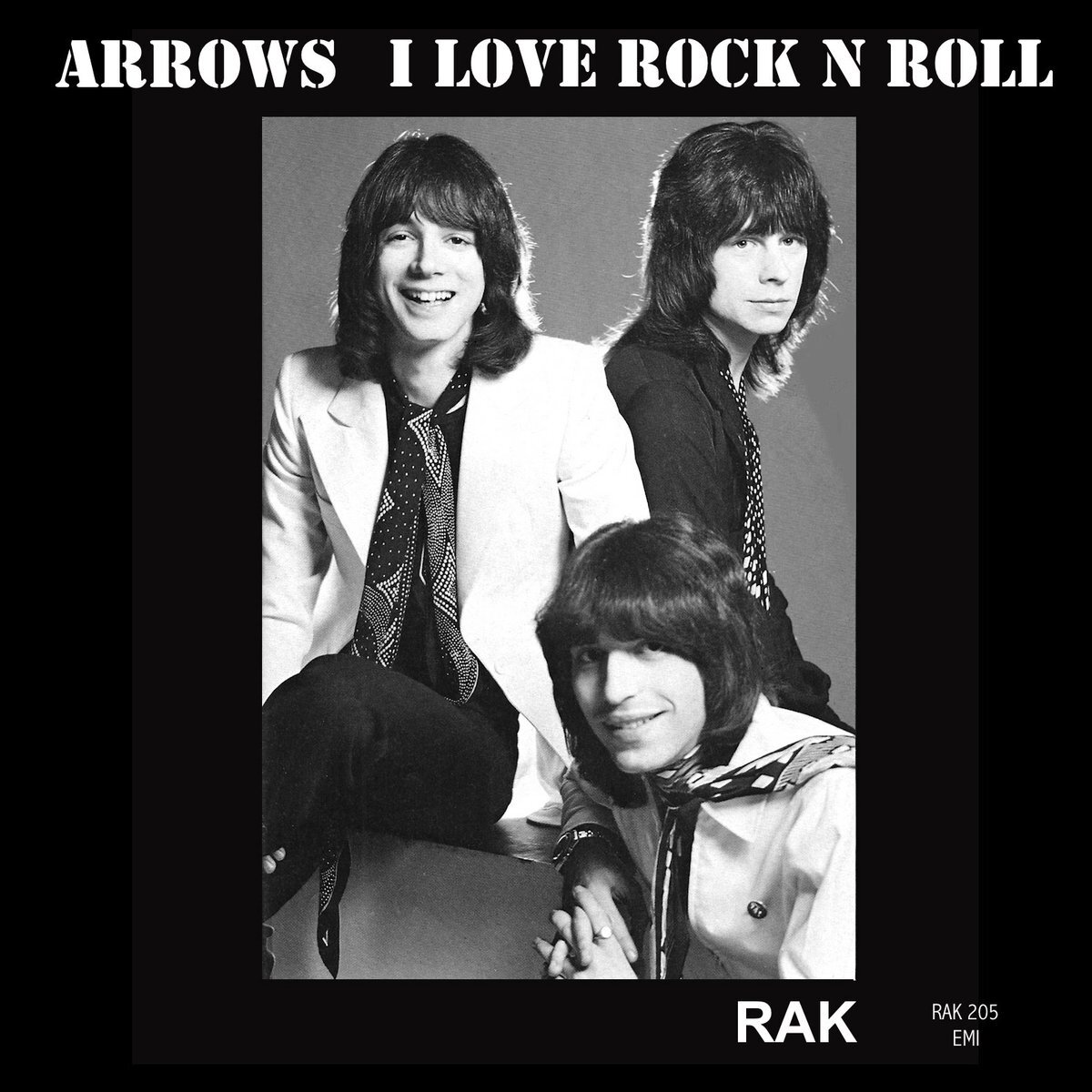 Обложка сингла "I Love Rock 'n' Roll" британской рок-группы Arrows