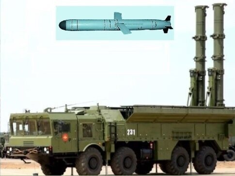 Пусковая установка "Искандер" и крылатая ракета "Гранат" ("Калибр")