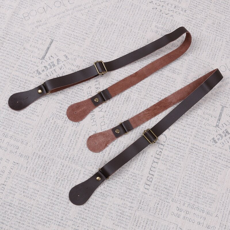 Кожаные подтяжки