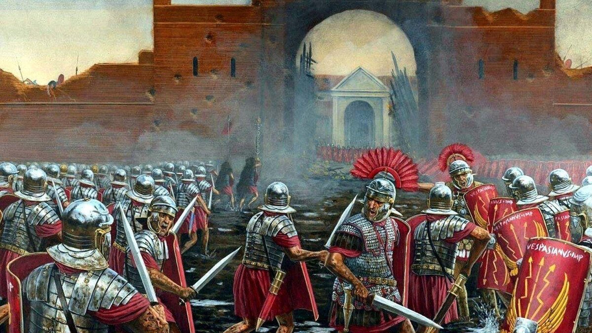 Римский легион в Сирии. Картина современного художника