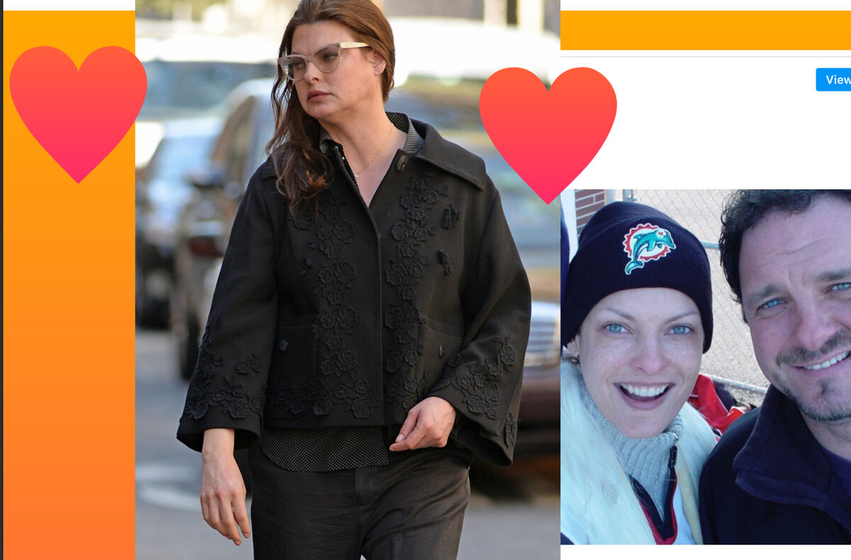 справа Линда в апреле- слева- на этой неделе-фотоколлаж автора 