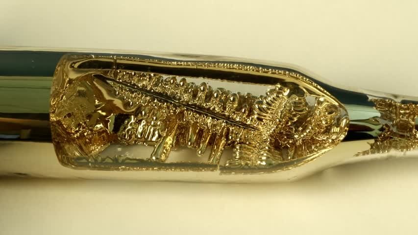 Цезий в твердом агрегатном состоянии