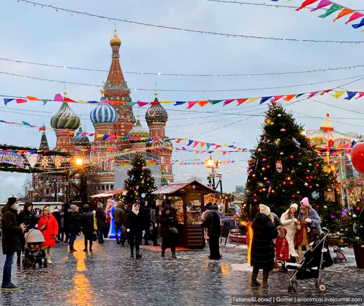 новогодняя красная площадь в москве