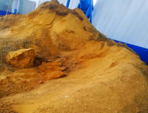 Переработанные куриные перья. Порошок