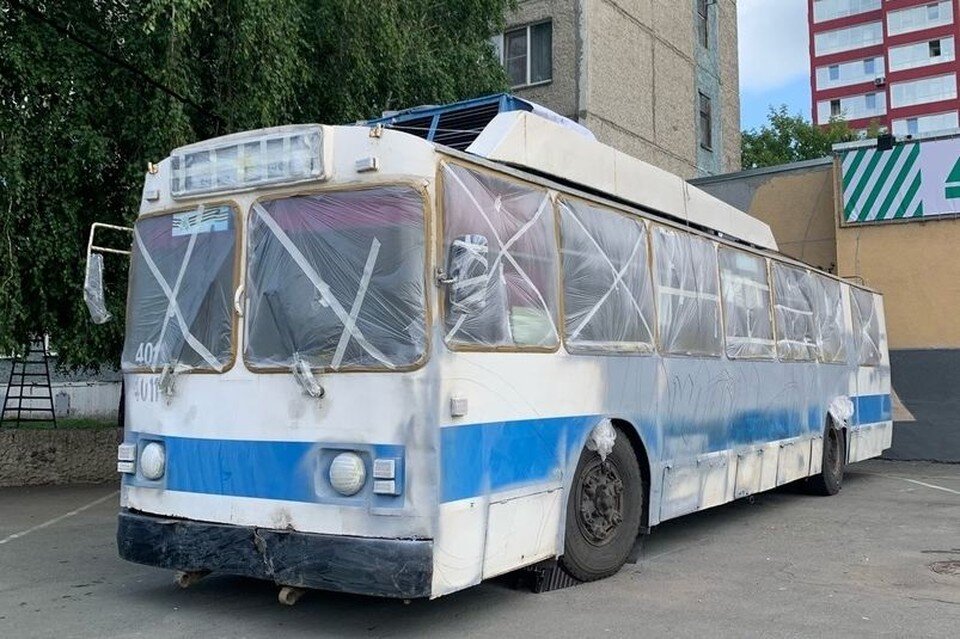     Таким троллейбус был до преображения. Фото: предоставлено Еленой Бутаковой