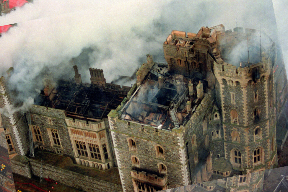 Замок кинель во франции сгорел