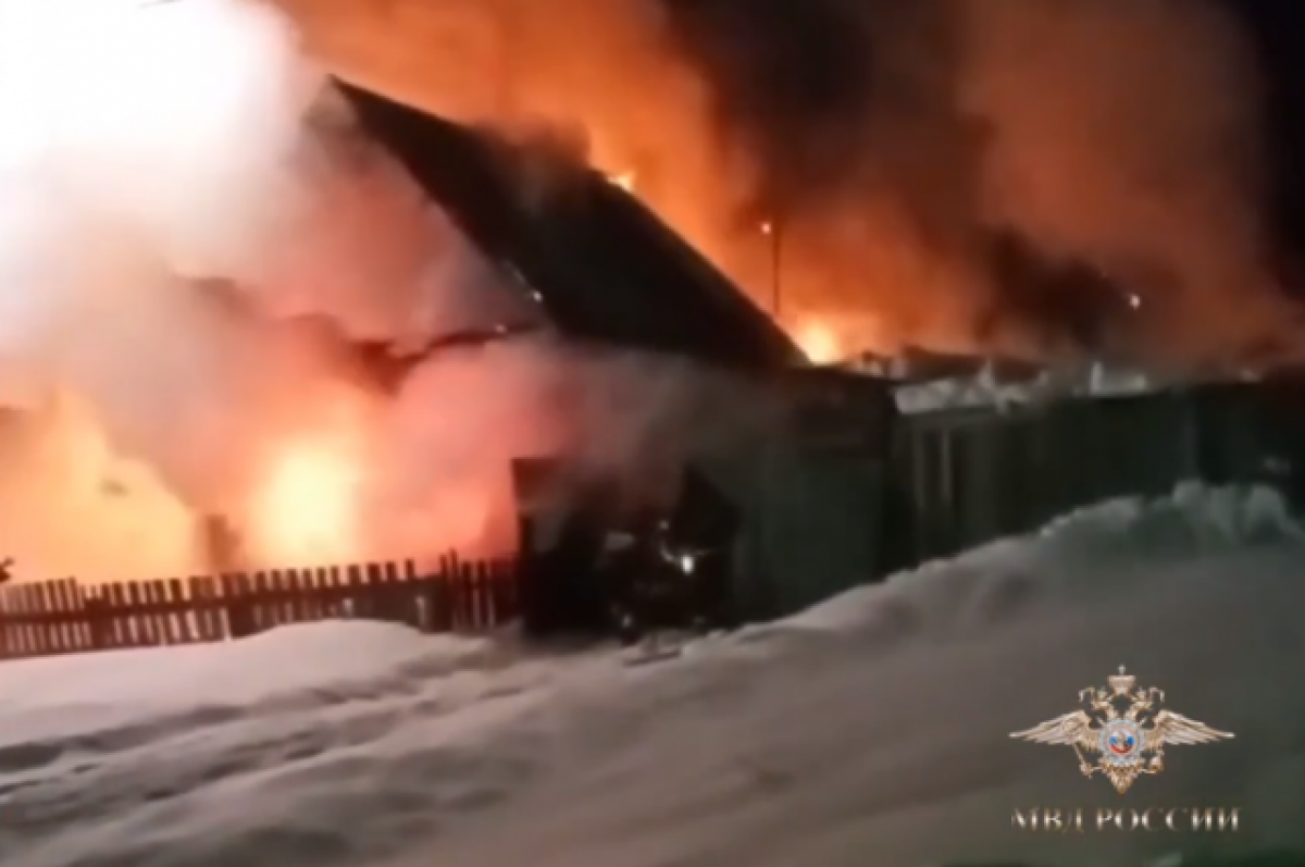    В МЧС рассказали подробности пожара с двумя погибшими в Пермском крае