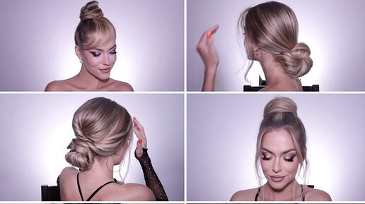 Заколка-шиньон из трессов своими руками. Hairpin-hairpiece from tress with your own hands.