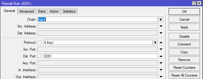Принцип построения цепочек правил фильтрации трафика В Mikrotik действует принцип - разрешено все что не запрещено.-5