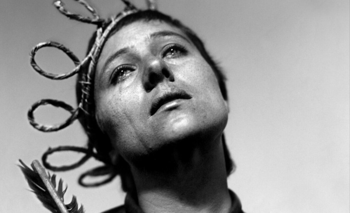 Рене Фальконетти в роли Жанны