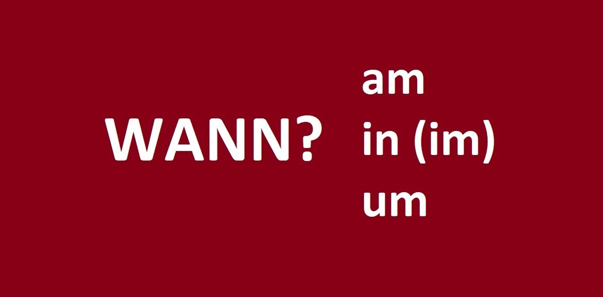 Занимательные факты о немецком языке и Германии Люди, лишь недавно изучающие немецкий язык, нередко путаются в предлогах, если им приходится отвечать на вопрос «когда?