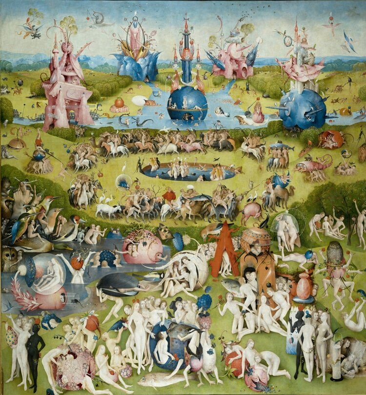 Центральная панель "Сада земных наслаждений" (ок. 1490–1510) Иеронима Босха (Фото из интернета)