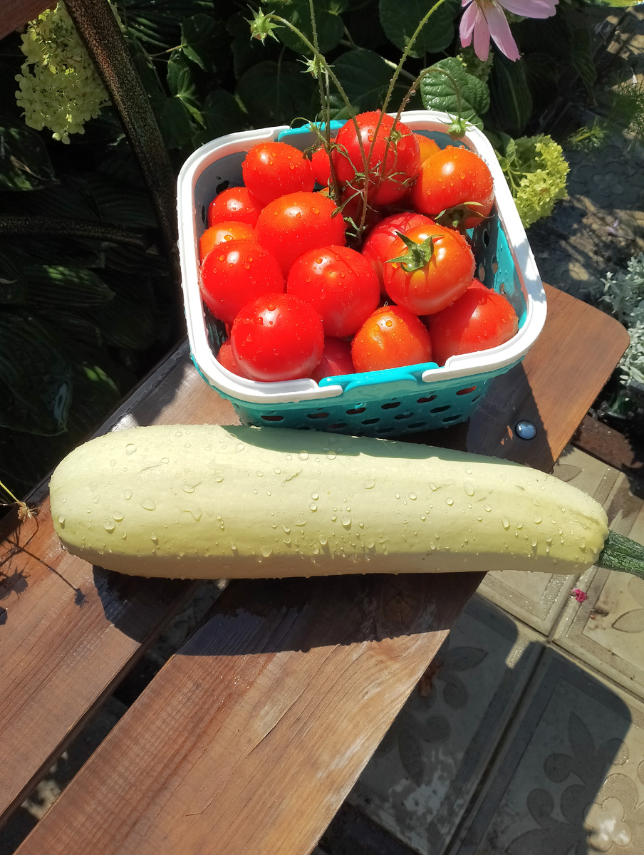 Прямо с грядки 