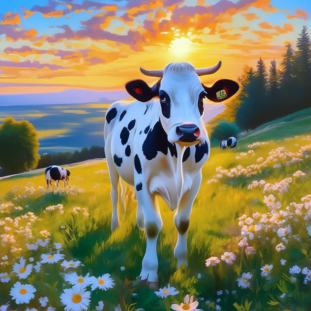 Корова. (Шедеврум)