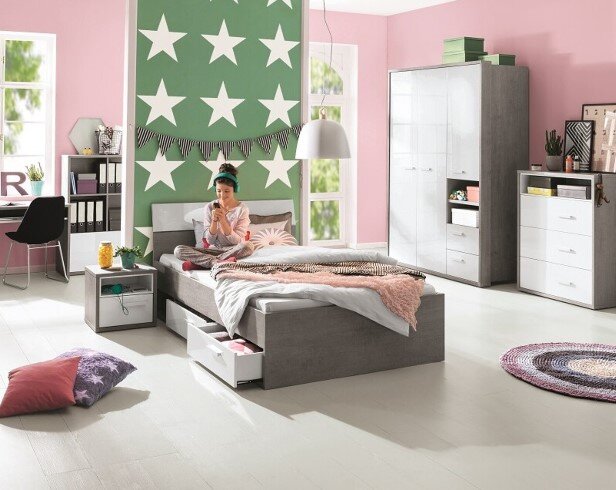 Детская комната для девочки, дизайн