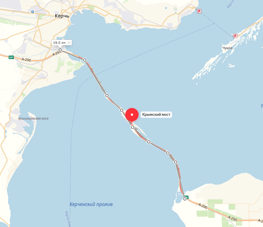 Крымский мост - Yandex карты
