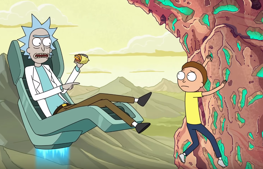 Кадры из четвертого сезона Рика и Морти.