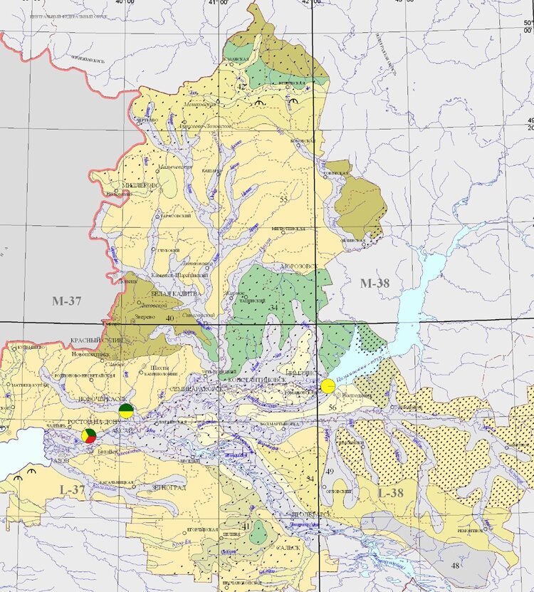 Схема рек ростовской области