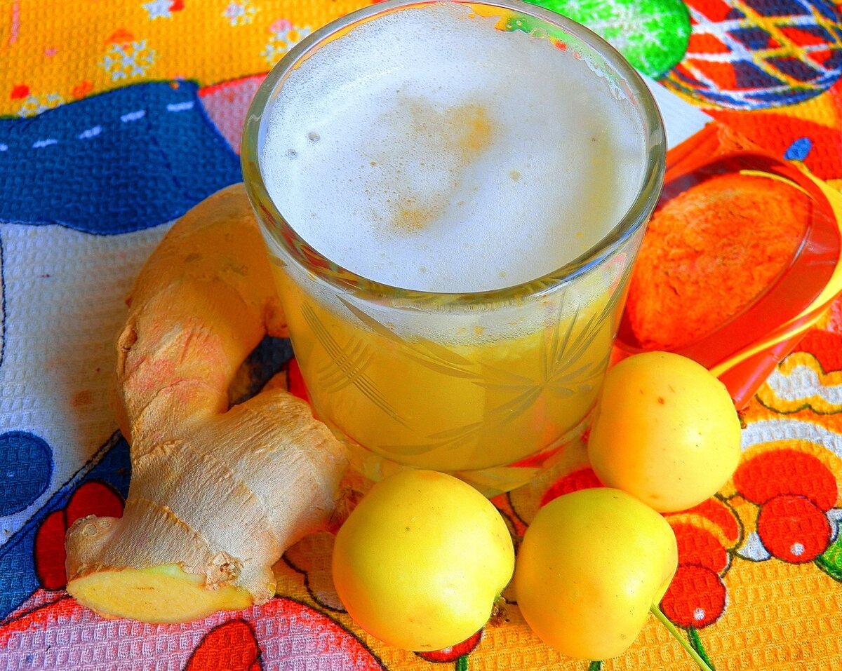 Сильный напиток из имбиря, разжижающий кровь и усиливающий иммунитет