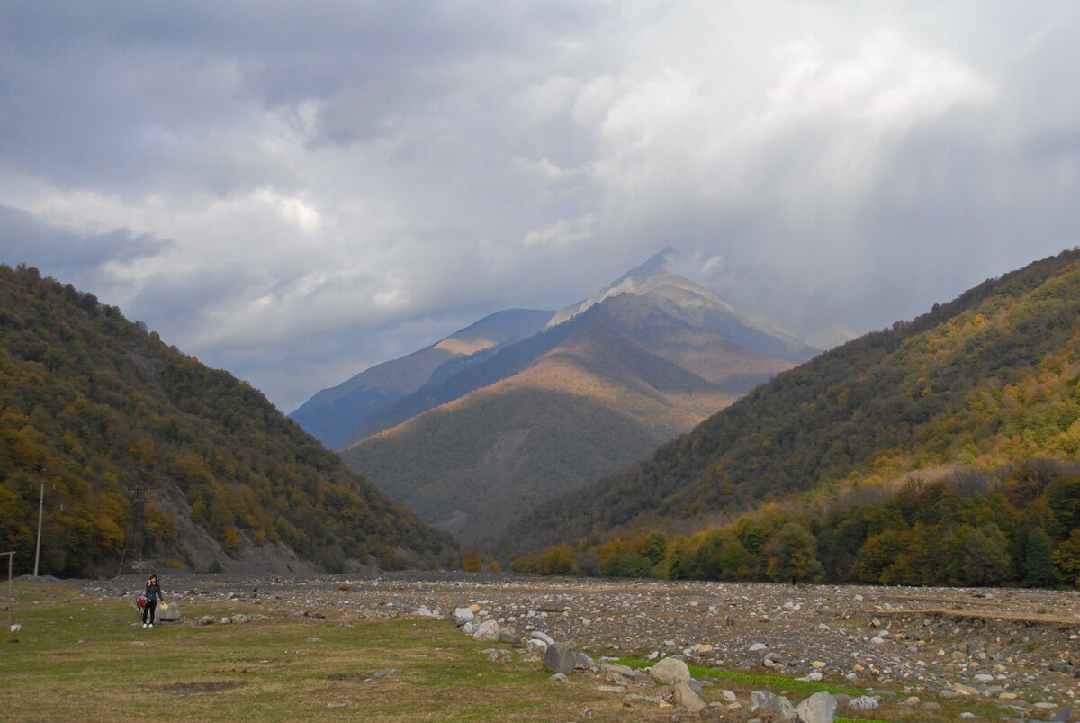 Грузия река алазани